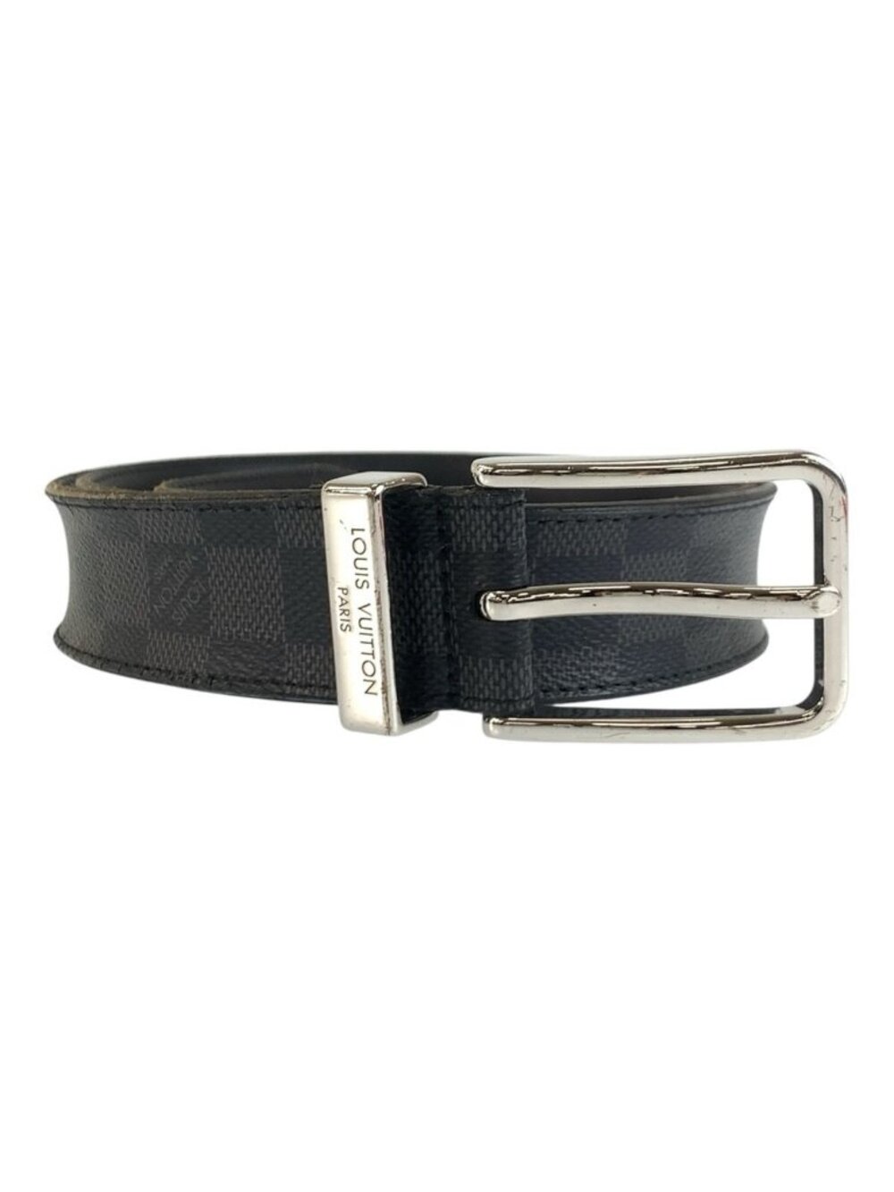 Louis Vuitton Damier Graphite Ceinture Pont Neuf 100 Black Belt
